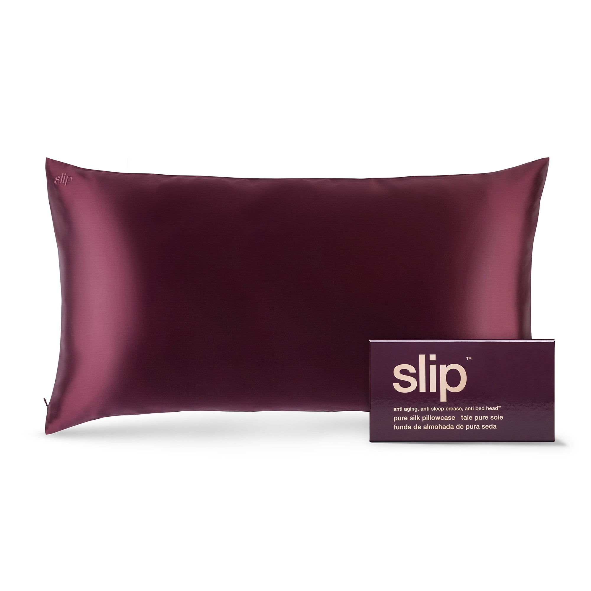 Slip Pure Silk 360 Thread Count Plum Silk Pillowcase, King