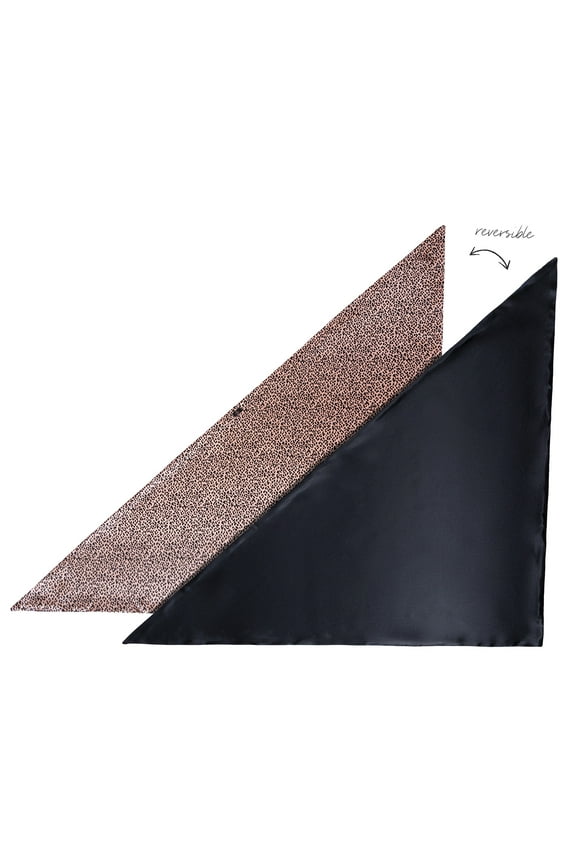 Pure Silk Anti Sleep Crease Hair Wrap, Wild Leopard