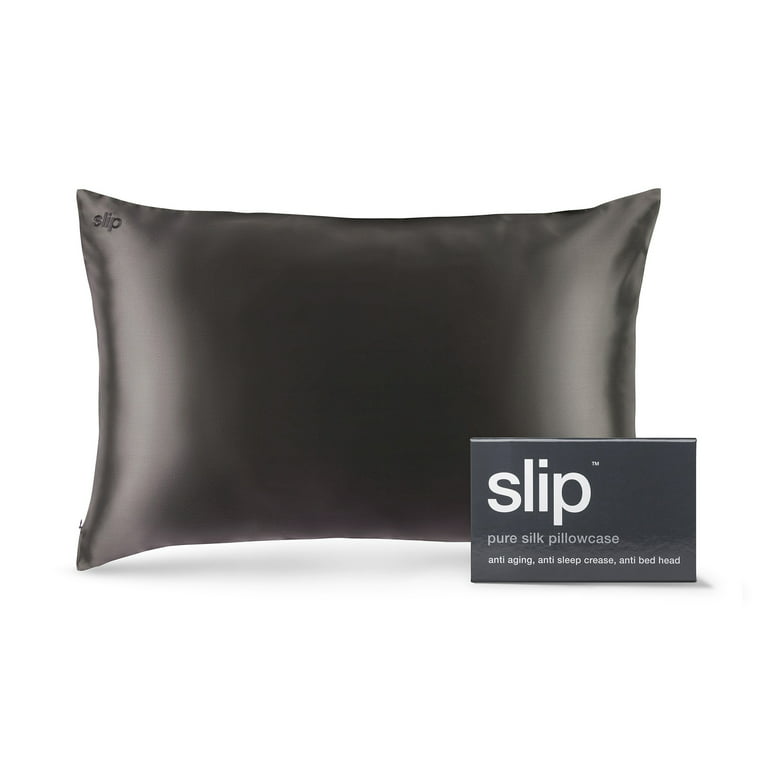 SLIP PURE SILK PILLOWCASE - WHITE - QUEEN - ZIPPERED – Slip (CA)