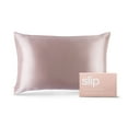 thumbnail image 1 of Slip Pure Silk Pillowcase Bedding, Light Pink, Queen, 1 of 10
