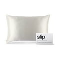thumbnail image 1 of Slip Pure Silk Pillowcase Bedding, White, Queen, 1 of 10
