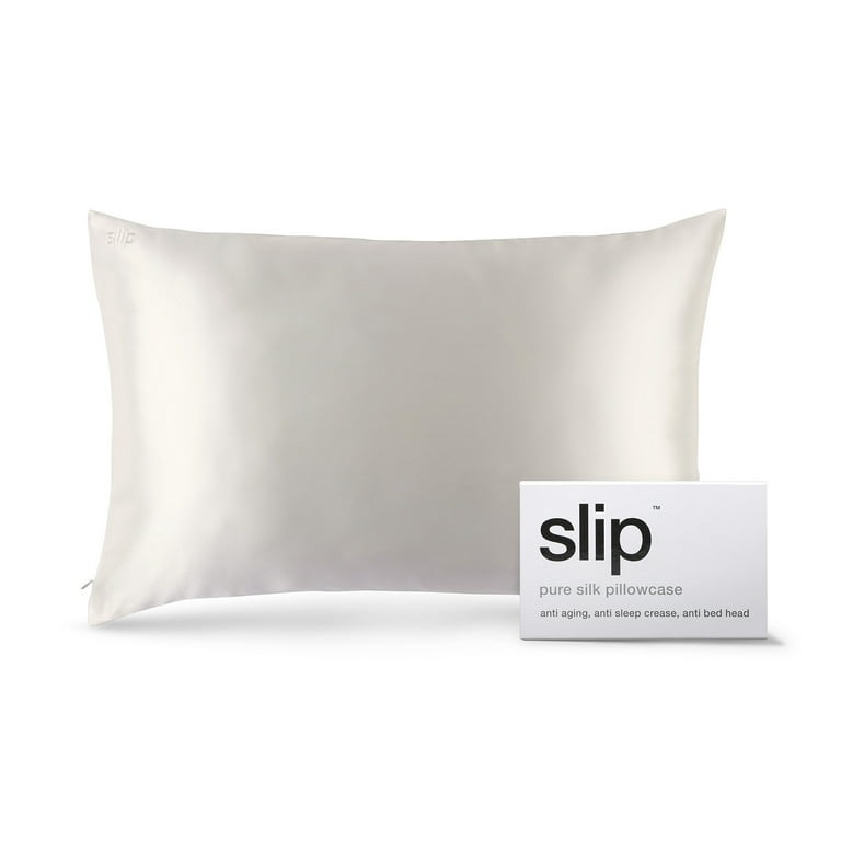 Slip Pure Silk Pillowcase Bedding, White, Queen 