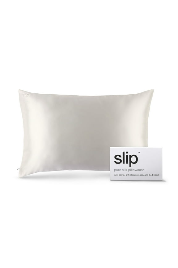 Pure Silk Pillowcase Bedding, White, Queen