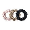 Slip Pure Silk Scrunchies Hair Tie, Assorted Colors, 3 ct