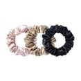 thumbnail image 1 of Slip Pure Silk Scrunchies Hair Tie, Assorted Colors, 3 ct, 1 of 3