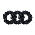 thumbnail image 1 of Slip Pure Silk Scrunchies Hair Tie, Black, 3 ct, 1 of 3