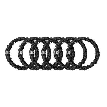Slip Pure Silk Skinny Scrunchies - Black