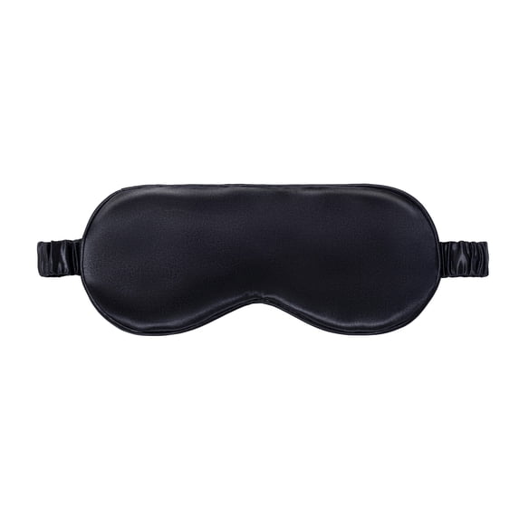 Slip Pure Silk Soft Sleep Mask with Elastic Band, Black