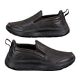 thumbnail image 1 of Slip Resistant Chef Shoes for Men Women, Waterproof Leather Restaurant Sneakers with Cushioned Soles Non Slip Kitchen Footwear, 1 of 8
