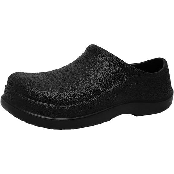 Slip Resistant Clogs for Women Slip On Work Chef Clogs for Nurse, Garden – Waterproof Lightweight EVA Kitchen Mules with Closed Toe Non-Slip Sole All-Day Comfort