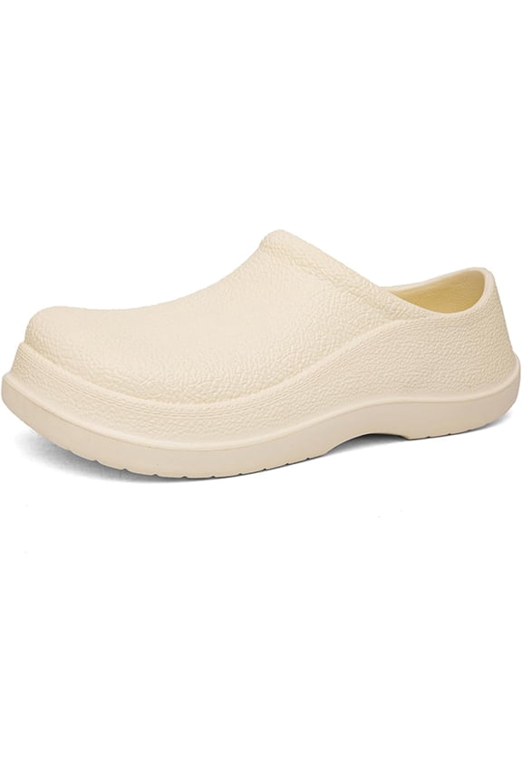 Slip Resistant Clogs for Women Slip On Work Chef Clogs for Nurse, Garden – Waterproof Lightweight EVA Kitchen Mules with Closed Toe Non-Slip Sole All-Day Comfort