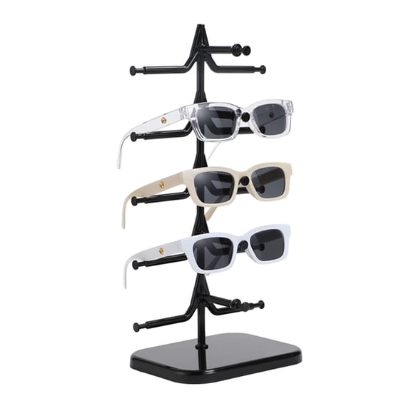 Slip Resistant Eyeglass Showcase Stand Acrylic Eyeglasses Display Shelf Eyewear Holder Organizer Rack for Sunglasses