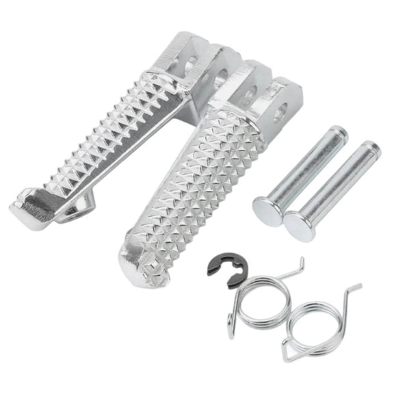 Universal Motorcycle Foot Pegs Metal Design Enhanced Stability Nonslip Easy Installation For FZ07 FZ8 FZ10 Various Model