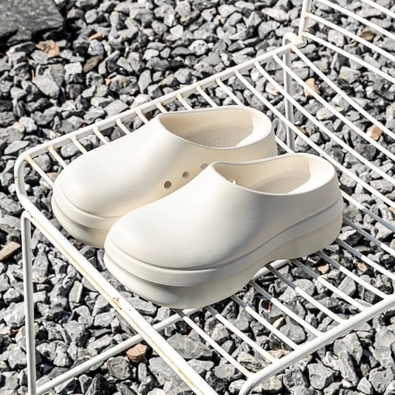 Slip Resistant Shoes for Kitchen/Chef/Garden/Nurse Anti Slip Work Shoes for Men & Women Durable & Comfortable Black Clogs for Professional Safety