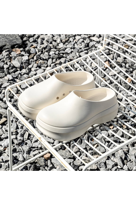 Slip Resistant Shoes for Kitchen/Chef/Garden/Nurse Anti Slip Work Shoes for Men & Women Durable & Comfortable Black Clogs for Professional Safety