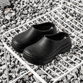 thumbnail image 1 of Slip Resistant Shoes for Kitchen/Chef/Garden/Nurse Anti Slip Work Shoes for Men & Women Durable & Comfortable Black Clogs for Professional Safety, 1 of 5