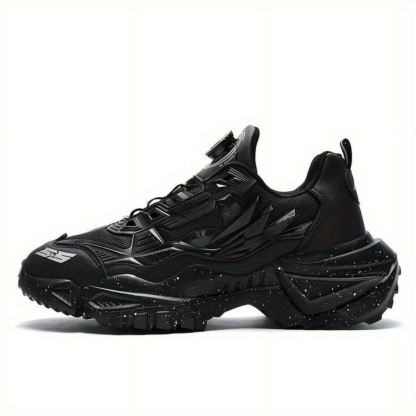 ?Men\'s Grey/Black Spandex Low Top Quick Dry Comfortable Lace up Shoes Amazon.com: Men Shoes Work Slip Resistant Black Lace Up All  main image 2