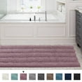 thumbnail image 1 of PrimeBeau Luxurious, Durable Microfiber Absorbent Non-Skid Chenille Bath Mat Runner Rug, 59 inch by 20 inch - Mauve, 1 of 8