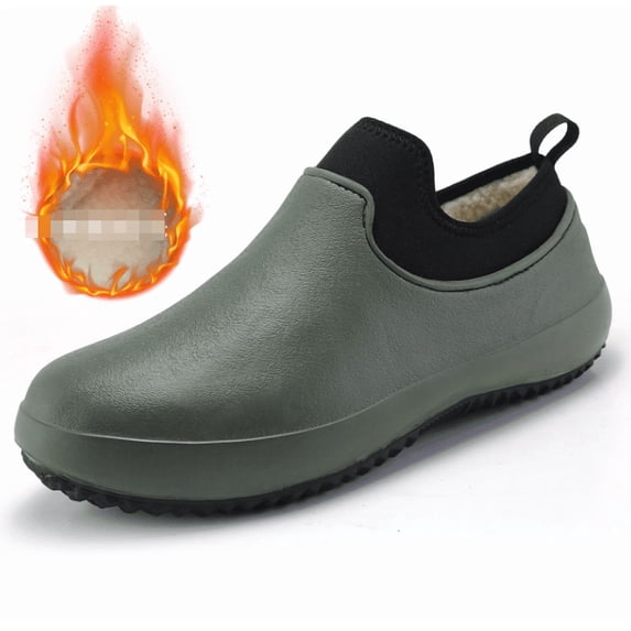 Slip-Resistant & Waterproof Work Shoes for Men Women - Anti-Slip Kitchen Restaurant Chef Shoes Comfortable Outdoor Duty Footwear