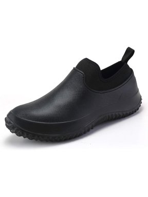 Slip-Resistant & Waterproof Work Shoes for Men Women - Anti-Slip Kitchen Restaurant Chef Shoes Comfortable Outdoor Duty Footwear