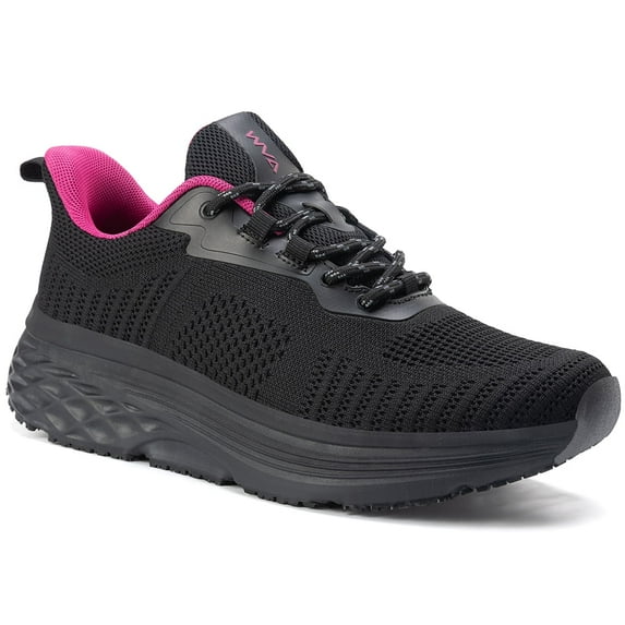 Slip Resistant Work Shoes for Women Comfortable Sneakers Chef Kitchen Walking Shoes