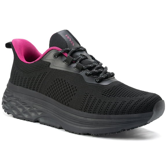 Slip Resistant Work Shoes for Women Comfortable Sneakers Chef Kitchen Walking Shoes