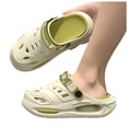 thumbnail image 1 of Slip On Shoes for Men Hands Free Men's Hollow Out Adjustable Strap Platform Clogs Breathable Slip On Outdoor Sandals Lightweight Summer Beach Walking Casual Shoes Summer Slippers, 1 of 8