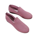 thumbnail image 1 of Slip On Shoes for Women Comfort Fall Loafers Comfortable Dressy Flats Clearance Female Solid Color Round-Toe Flats Shoes Lightweight Soft Sneakers Casual Shoe Pink 6, 1 of 5