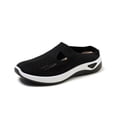 thumbnail image 1 of Slip On Shoes Women,Summer Shoes for Women,Orthopedic Walking Shoes for Women Woven Breathable Arch Support Shoes Anti-Skid Soft Casual Slip On Lightweight Walking Shoe,Black,5.5, 1 of 4