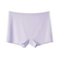 thumbnail image 1 of Slip Shorts for Under Dresses Summers Seamless Anti Chafing Underwear Shaping Boyshorts Smooth Panties for Women Girls, 1 of 9