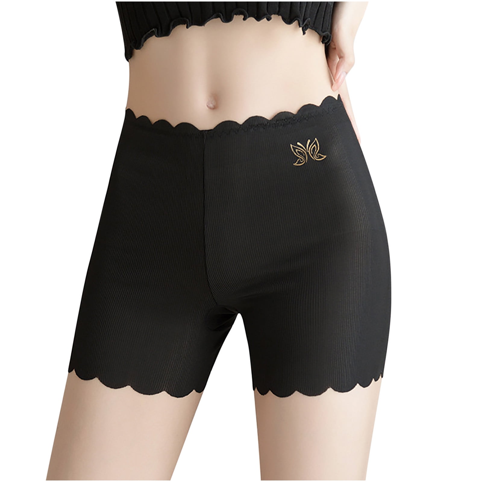 Slip Shorts for Under Dresses Women Anti Chafing Shorts Underwear Seamless  Under Dress Shorts Boyshorts Panties