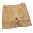 thumbnail image 1 of Slip Shorts for Under Dresses Women Anti Chafing Underwear Seamless Boyshorts Panties Lace Under Shorts,Color:Khaki, 1 of 3