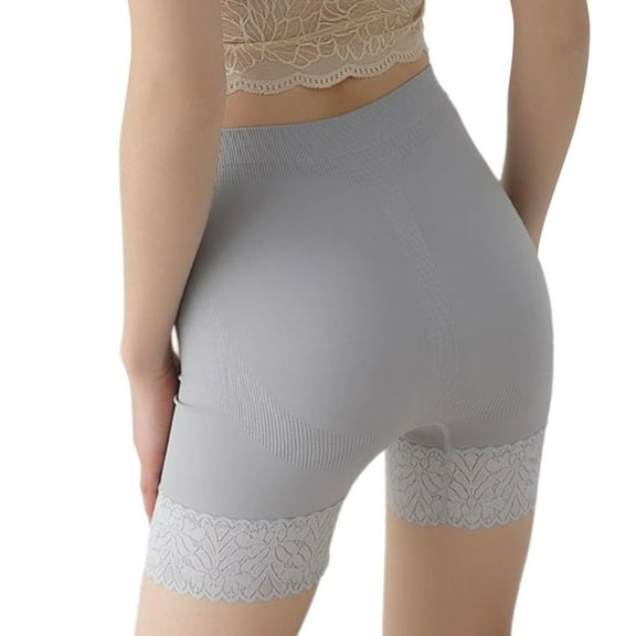 Slip Shorts for Under Dresses Women Anti Chafing Underwear Seamless Boyshorts Panties Lace Under Shorts Safety Panties
