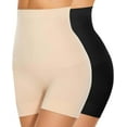 thumbnail image 1 of Slip Shorts for Women Under Dress,High Waisted Body Shaper Shorts Seamless Bike Shorts Yoga Workout, 1 of 8