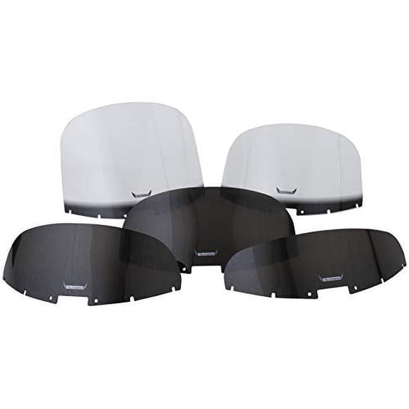 Slip Streamer Dark Smoke 10" Windshield S-142-10DS