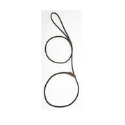 Slip Style Leads Show Dog Trainer Handling Leather Slide Rope Leash 1/2 X 6 Black