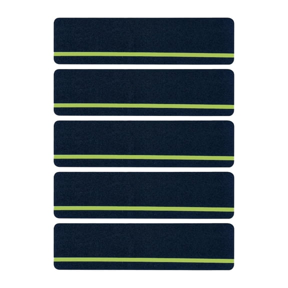 Slip Traction Treads with Glow Stripe, 24X3.9Inch Grip Tape Grit Non Slip, Outdoor Non Skid Tape, Reflective Sticker for Stairs Step