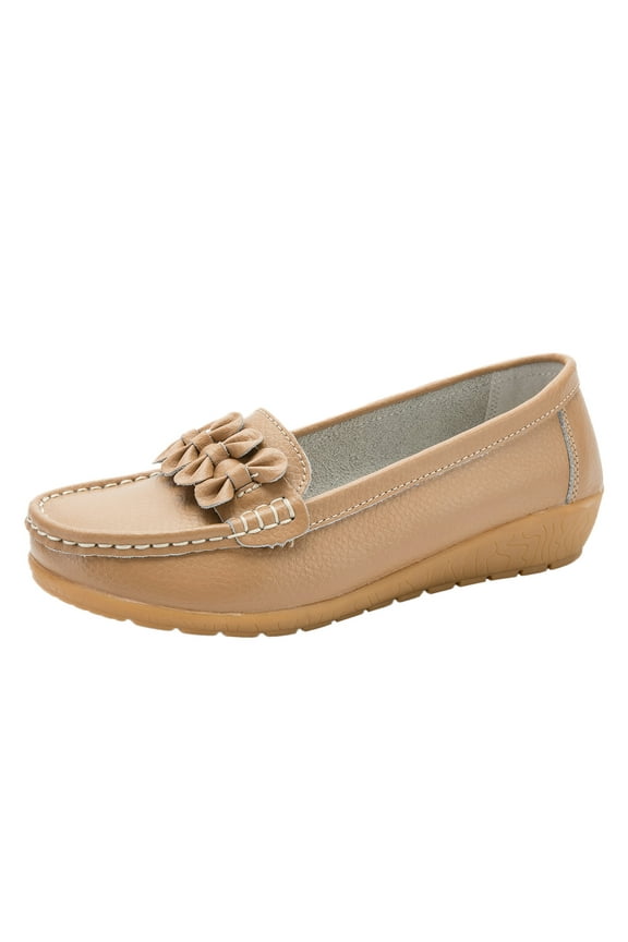 Slip on Women Comfort Casual Shoes for Women Born Walking Flat Loafers Casual Low Shoes for Women Casual Shoes Driving Loafers Walking Women Fashion Shoes Casual Shoes for Women