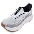 thumbnail image 1 of Slip in Women Hands Free Walking Shoes Wide Toe Box Arch Support with Metatarsal Pads Athletic Sneakers Slip on Breathable Plantar Fasciitis Orthopedic Thick Cushion Zero Drop Sole, 1 of 6