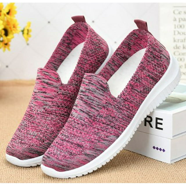 Slip ins Walking Shoes Women Hands Free Slip on Sneakers Orthopedic ...