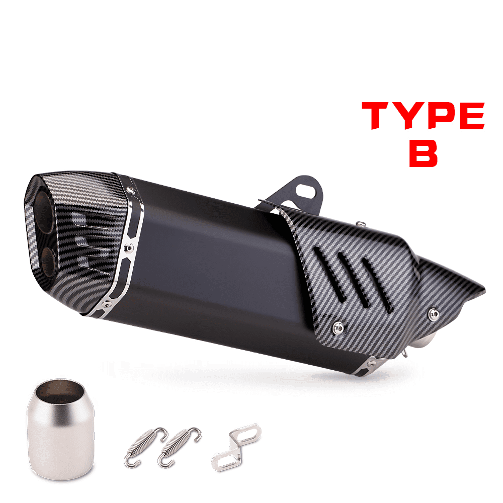 Slip on 51mm motorcycle exhaust system muffler modified tube middle connection for duke 125 250 390 rc390 2017 18 19 2020 years