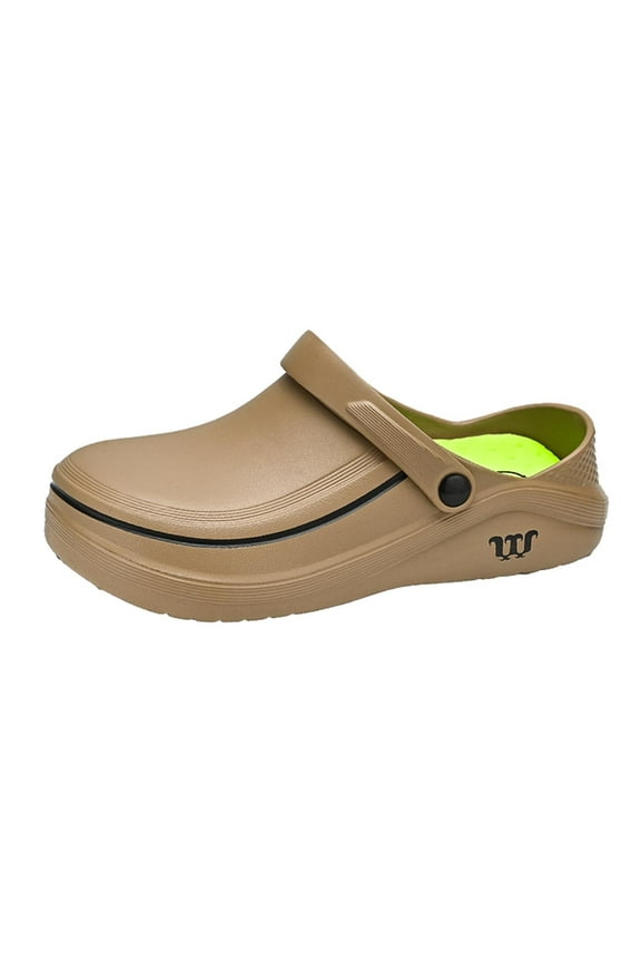 Men's Women's Work Clogs - Unisex Garden Chef Shoes Non Slip Waterproof Nurse Kitchen Food Service Shoes