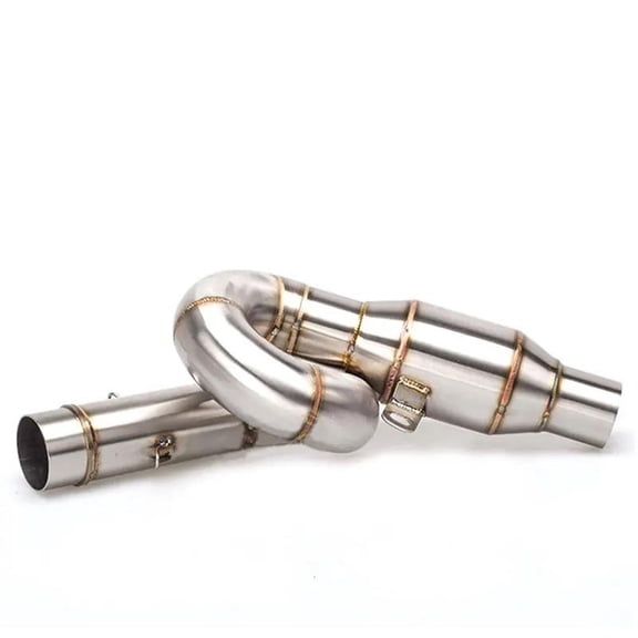 Slip-on Exhaust Motorcycle Exhaust Pipe Middle Link Pipe Accessories For Kawasaki Z750 For Ninja 800 Z800