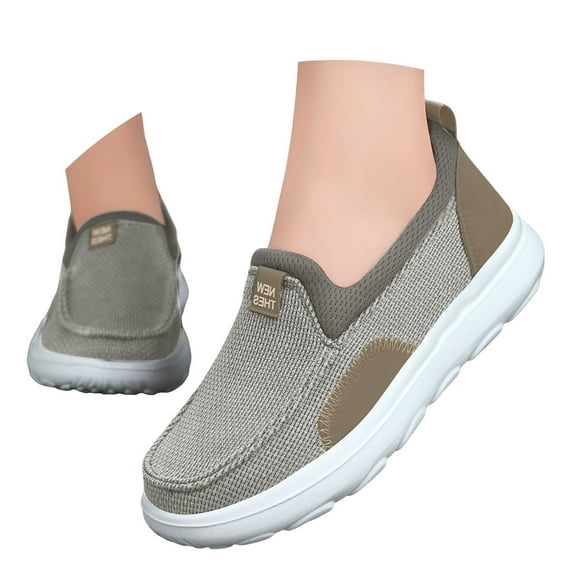 Slip on Loafers Walking Shoes for Women Men Comfort Breathable Orthopedic Driving Work Penny Loafer Flats