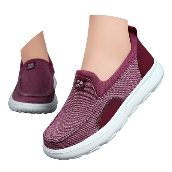 Slip on Loafers Walking Shoes for Women Men Comfort Breathable Orthopedic Driving Work Penny Loafer Flats