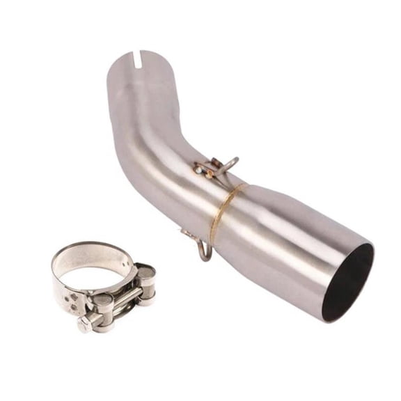 Slip-on Motorcycle Exhaust Pipe Middle Link Pipe 51mm For Suzuki SV 650 SV650 2016 2017 SV650X 2018 2019