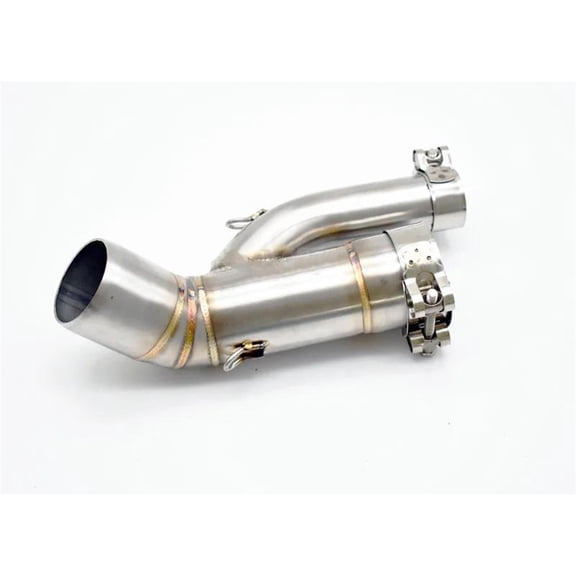 Slip-on Motorcycle Exhaust Pipe Middle Link Pipe 51mm Muffler Accessories For BMW S1000RR 2017 2018