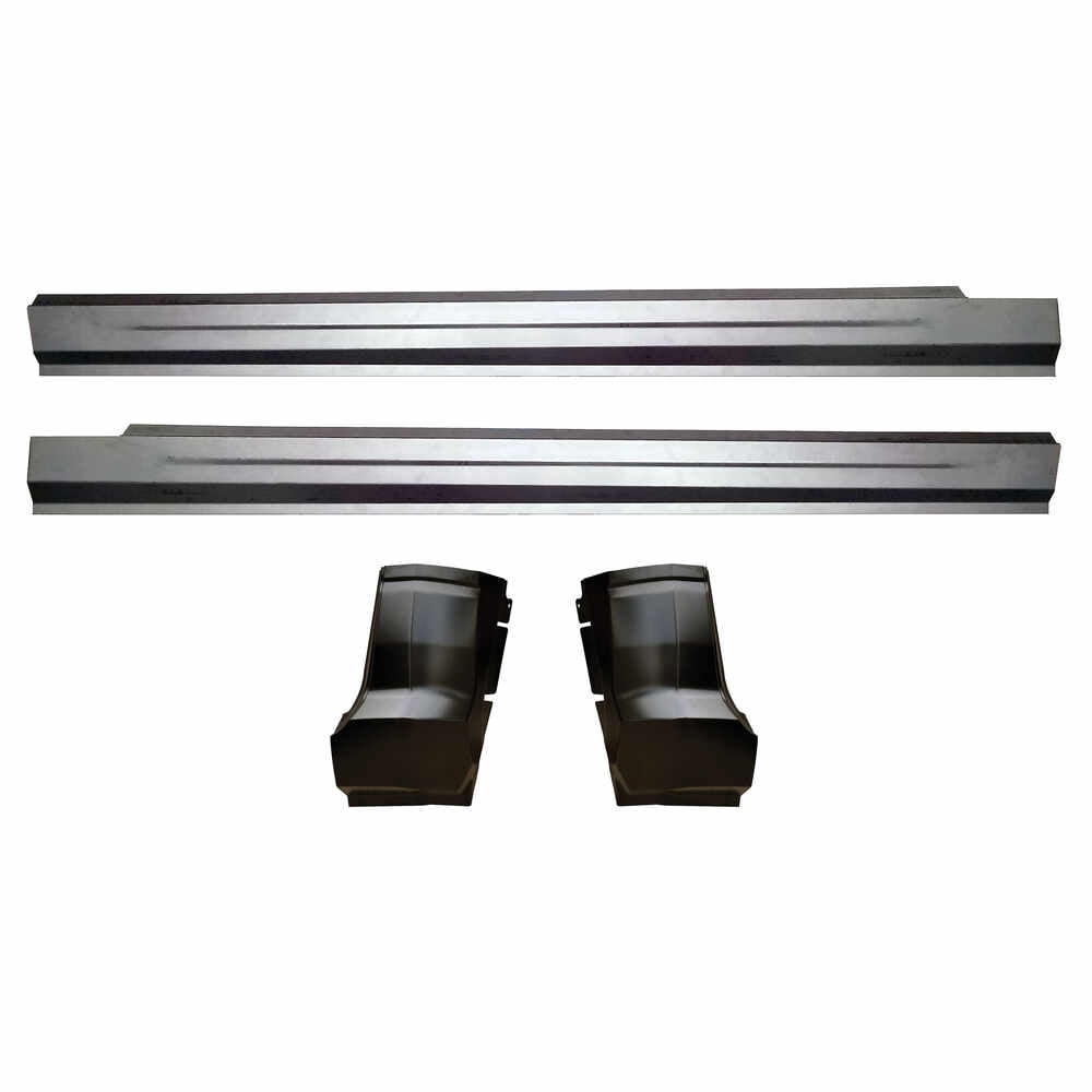 Slip-on Rocker Panel & Cab Corner Kit. Fits 09-18 Dodge Ram 1500 Pickup Truck Quad Cab, 09-18 Ram 1500 Quad Cab