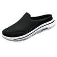 thumbnail image 1 of Slip on Sneakers Men Fashion Sneakers Backless Breathable Low-Top Flat Casual Slippers, 1 of 7