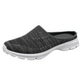 thumbnail image 1 of Slip on Sneakers Women Open Back Shoes Comfort Walking Shoes Breathable Slippers, 1 of 9